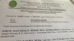 FORMASI RIAU Daftarkan Prapid Jlid IV dugaan “SPPD Fiktif Massal Dewan Rohil”