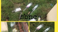 Depan Kantor DPRD Pelalawan Tempat Pesta Miras, Warga Kembali Temukan Botol Wiski dan Anggur Merah