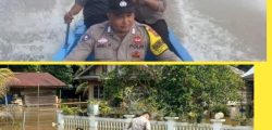 Masih Terendam Banjir, Kapolsek Langgam akan Berkoordinasi dengan PPK Langgam terkait Relokasi TPS 01 Rumah Singgah Datuk Engku Raja Lela Putra